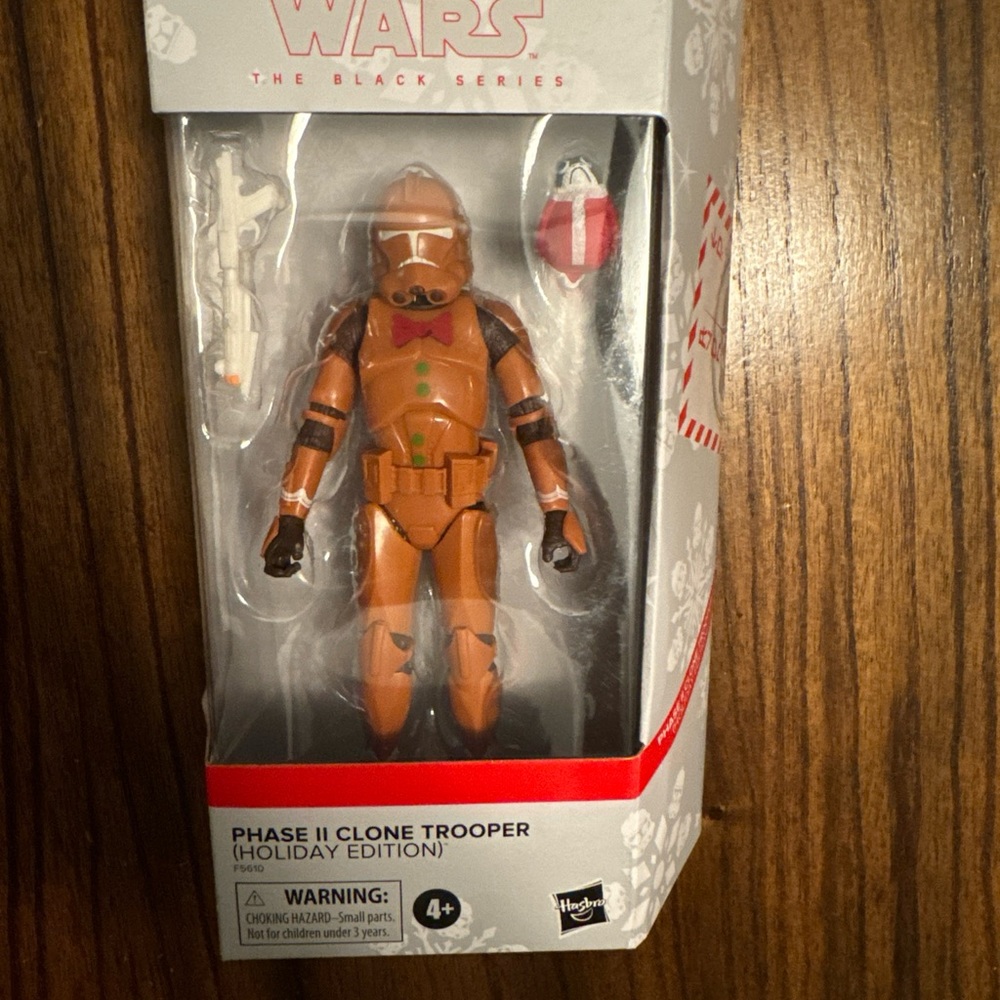 Star Wars Black Series 6” Holiday Edition Clone Trooper Phase 2 Exclusive
